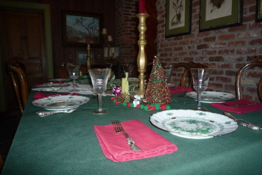 Our table awaits...