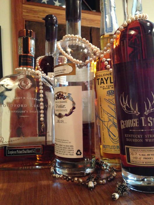 Yes, it's bourbon and pearls...