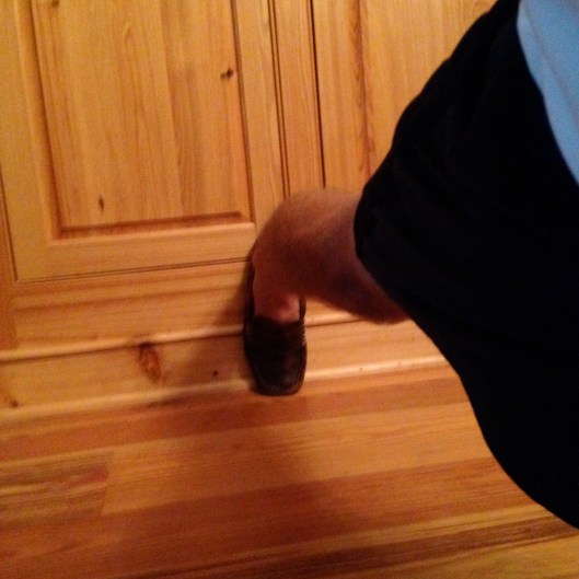 bracing for the pushup...