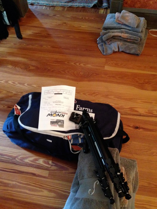 it doesn't take me long to pack...